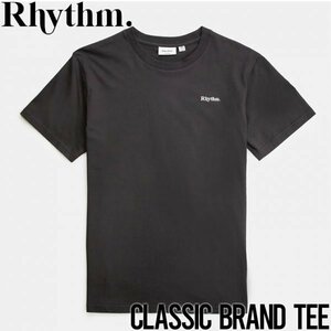 [クリックポスト対応] 半袖Tシャツ Rhythm リズム CLASSIC BRAND S/S TEE CL21M-PT09 Vintage Black Lサイズ