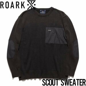 【送料無料】コットンセーター THE ROARK REVIVAL ロアークリバイバル SCOUT SWEATER RKJ950 日本代理店正規品　Mサイズ