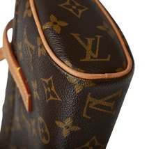 ルイ ヴィトン モノグラム ソナチネ ハンドバッグ M51902 ブラウン PVC レザー レディース LOUIS VUITTON 【中古】_画像5