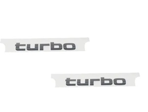  ☆　新品　純正品　80系ランクル　ダークシルバー　turbo　デカシール　ストライプ　2枚　