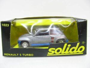 SOLIDO　ソリド　RENAULT 5 TURBO　1/43　ミニカー　[Dass0903]