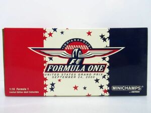 MINICHAMPS ミニチャンプス　2000 U.S.GRAND PRIX INAUGURAL EVENT CAR　1/18　ミニカー [Dass0910]