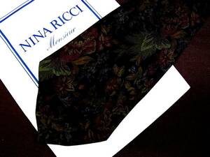 0^o^0ocl!FK3106 Nina Ricci [ цветок * растения ] галстук 