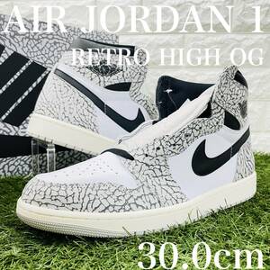 即決 ナイキ エアジョーダン 1 レトロ ハイ OG エレファント NIKE AIR JORDAN 1 RETRO HIGH OG メンズ 30.0cm 送料込み DZ5485-052