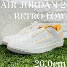 即決 ナイキ エアジョーダン 2 レトロ ロー NIKE AIR JORDAN 2 LOW RETRO AJ2 メンズ 26.0cm 送料込み DV9956-118_画像1