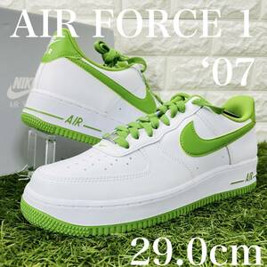 ナイキ エアフォース1 ロー 07 白 緑 Nike Air Force 1 Low 07 AF1 メンズ ホワイト グリーン 29.0cm 送料込み DH7561-105