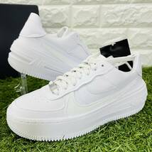 ナイキ エアフォース 1 プラットフォーム トリプルホワイト NIKE WMNS AIR FORCE 1 PLT.AF.ORM AF1 白 厚底 23.0cm DJ9946-100_画像2