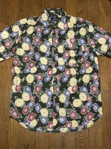 SEAHOP アロハシャツ 半袖シャツ　和柄　菊　Mサイズ