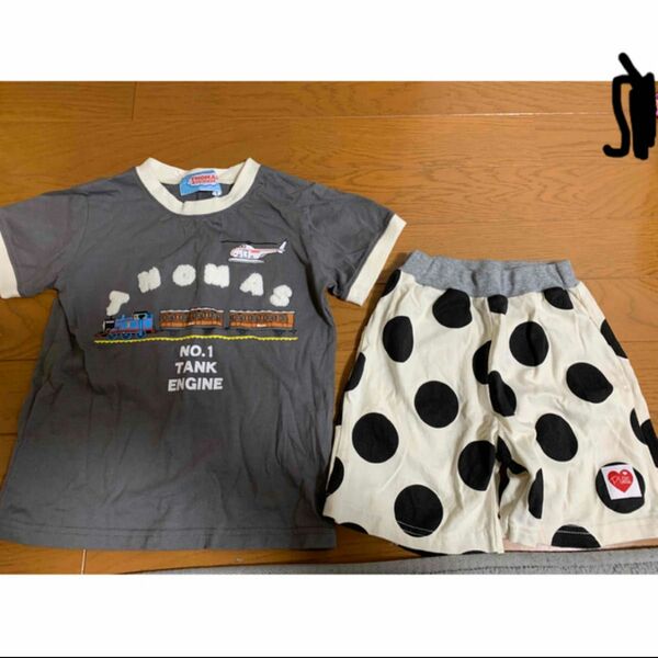 トーマス　Tシャツ　短パン　100cm 水玉ズボン 100cm セット