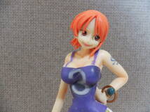 Ｃ9『ＯＮＥ　ＰＩＥＣＥ（ワンピース）★フィギュア～ナミ（ＮＡＭＩ）～高さ２０ｃｍ』～台座が違う台座になります　箱なし_画像2