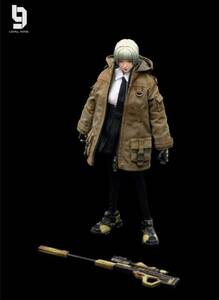 * new goods 1/12 woman action figure Level 9 warrior military uniform woman . raw 