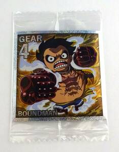 ☆ワンピース 大海賊シールウエハース LOG.6　モンキー・D・ルフィ GEAR 4　SW6-20　GR　バウンドマン　グランドレア