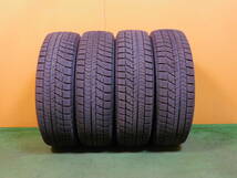 155/65R13 BRIDGESTONE BLIZZAK VRX 製造年2021×3 2020×1 鉄ホイール 13×4.00B 4×100 バリ溝★C526_画像10