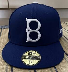 New Era ニューエラ ブルックリン ドジャース ベース ボール キャップ 帽子７1/2 COOPERS TOWN ロサンゼルス LA DODGERS 大谷 プロ 野球帽