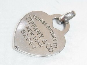  Tiffany TIFFANY pendant top silver 925 return tu3x2.3cm weight approximately 5.7g secondhand goods 