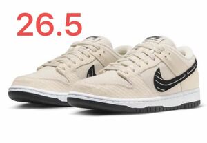 Albino & Preto × Nike SB Dunk Low Pro QS Pearl White 未使用品