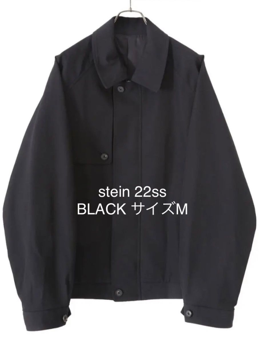 stein 23SS Oversized Harrington Zip Jacket(COTTON) Sサイズ black