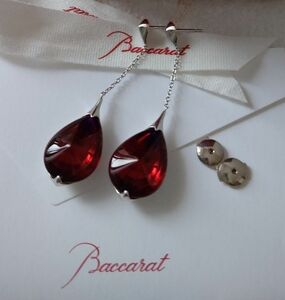 バカラBaccarat★プシデリックチェーンピアス★イリゼルビー★現行品