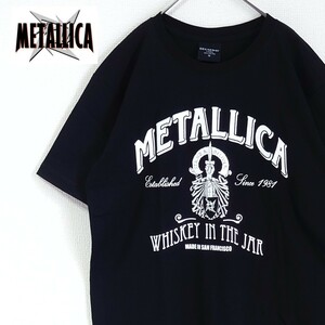 コットン100%　新品未使用　ビッグロゴ　メタリカ　METALLICA　ロックTシャツ バンドTシャツ 半袖Tシャツ ブラック　black バンドt　