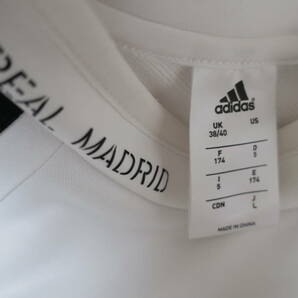 レアル・マドリード トレーニングウェア 長袖 アディダス ADIDAS サッカー Real Madrid トップス ジャケット ジャージの画像3