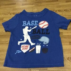 H&M エイチアンドエム 野球 ベースボール Tシャツ 80 美品