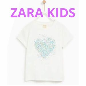 ZARA KIDS ザラ キッズ アップリケ付きTシャツ