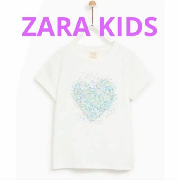 ZARA KIDS ザラ キッズ アップリケ付きTシャツ