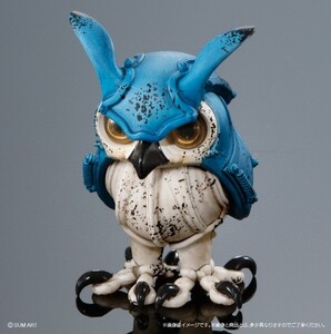 バンダイ ガシャポン ART IN GASHAPON 松岡ミチヒロ ミミズク ブルー フィギュア BANDAI MICHIHIRO MATSUOKA HORNED OWL Figure