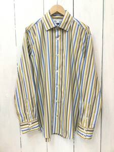BANANA REPUBLIC バナナリパブリック ストライプシャツワイシャツ コットン長袖シャツ メンズXL 良品綺麗