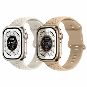 アップルウォッチ バンド ベルト ヒョウ柄 シリコン ラバー スポーツ アニマル Apple Watch 