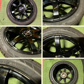 S管理73586 H24 BMWミニ SV16 クーパーS】R56★ENKEI PF07 17インチ タイヤ付 アルミ ホイール★7J ＋48 PCD100 4H M14の画像5