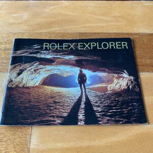 3338【希少必見】ロレックス エクスプローラー 冊子 取扱説明書 2003年度版 ROLEX EXPLORER