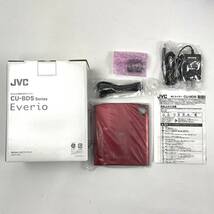 【良品】JVC ビデオカメラ Everio GZ-E600-R BDライター CU-BD5 バッテリー2個付き エブリオ ヱ4_画像7