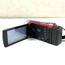 【良品】JVC ビデオカメラ Everio GZ-E600-R BDライター CU-BD5 バッテリー2個付き エブリオ ヱ4_画像5