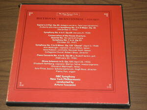 ◆廃盤　トスカニーニ協会会員限定盤　ベートーヴェン生誕200年記念盤　7LP　BEETHOVEN　BICENTENNIAL・1770/1970　盤質美品