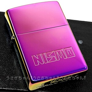 zippo☆NISSAN☆ＮＩＳＭＯ☆両面☆レインボーチタン☆ジッポ ライター