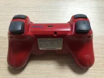 PS3 周辺機器 SIXAXIS デュアルショック3 コントローラー レッド 動作確認済み 【管理 15822】【B】_画像3