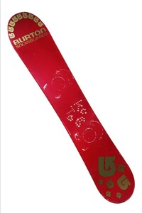 [ super-discount!!] snowboard board board custom red / red present condition goods 