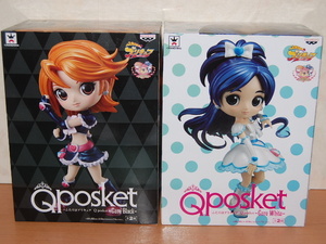 Qposket★ふたりはプリキュア キュアブラック キュアホワイト メタリックカラー２種セット 新品・未開封 フィギュア Bカラー