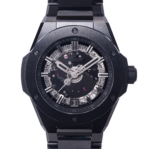 [.] Hublot big van Inte gray tedo time on Lee all black 456.CX.0140.CX