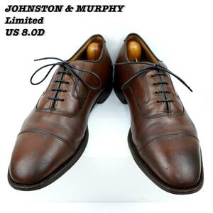 Johnston & Murphy Limited Cap Toe Shoes 1990s US8.0D ジョンストンアンドマーフィー リミテッド ストレートチップ 1990年代 革靴