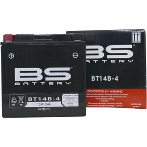 BSバッテリー(ビーエスバッテリー) バイク バッテリー BT14B-4 (GT14B-4 互換) 密閉型MFバッテリー