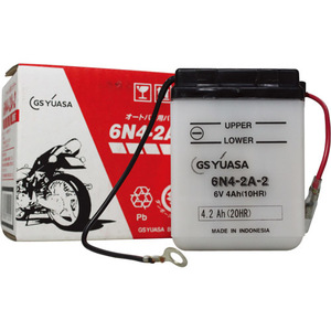 GSユアサ(ジーエスユアサ) バイク 6N4-2A-2 開放式バッテリー 液別 開放型バッテリー