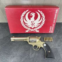 HUDSON ハドソン RUGER BEARCAT 22 金属製 モデルガン SMG刻印 ハンドガン ルガー ベアキャット 元箱付き / 54129_画像1