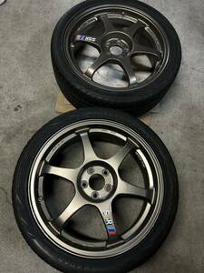 ★SSR　タイプC　SSF　3本　　７J　PCD100　BRZ　86　プリウス　レガシィ　RIVERA　SPORT　225 40 18