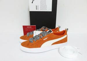 送料無料 新品 PUMA × AMI Suede VTG 23 オレンジ 天然皮革 プーマ アミ 別注 スエード スニーカー コラボ 38667401