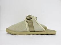 定価2.7万 SUICOKE ZAVO by Daniel Arsham 10 ベージュ スイコック ダニエル アーシャム ムートン ファー ボア サボ サンダル ミュール 28 _画像3