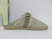 定価2.7万 SUICOKE ZAVO by Daniel Arsham 13 ベージュ スイコック ダニエル アーシャム ムートン ファー ボア サボ サンダル ミュール 31_画像2