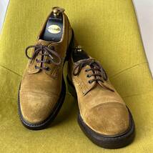 Tricker's トリッカーズ NONNATIVE別注 M7273 ストレートチップスエードレザーシューズ 7.5 fitting5 英国製 26.0 26.5相当 ノンネイティブ_画像1