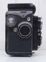 当時物 ＊レトロ2眼レフカメラ ＊YASHICA FLEX COPAL 1:3.5 f=80mm ＊本革カバー付き ＊ジャンク品 ＊アンティーク コレクション_画像5